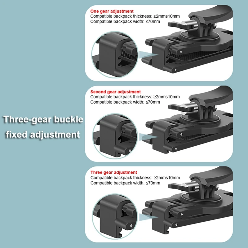 360 degree rotary backpack clip mount for gopro hero 9 8 7 6 5 4 3 sjcam shoulder belt action camera accessories free global shipping