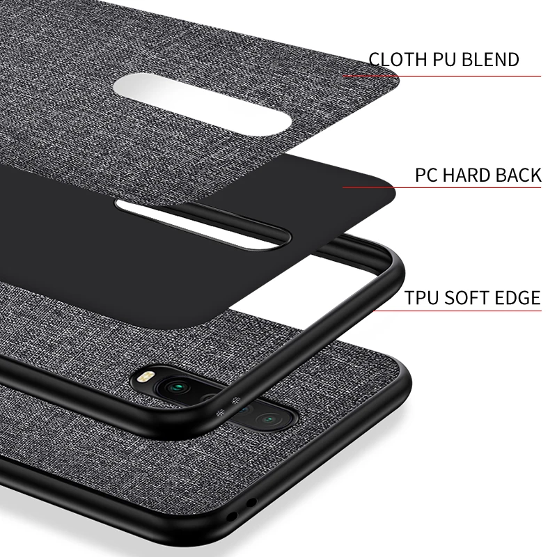 Тканевый чехол OTAO в стиле ретро для Xiaomi Redmi K30 K20 Note 8 7 6 5 Pro тонкий мягкий