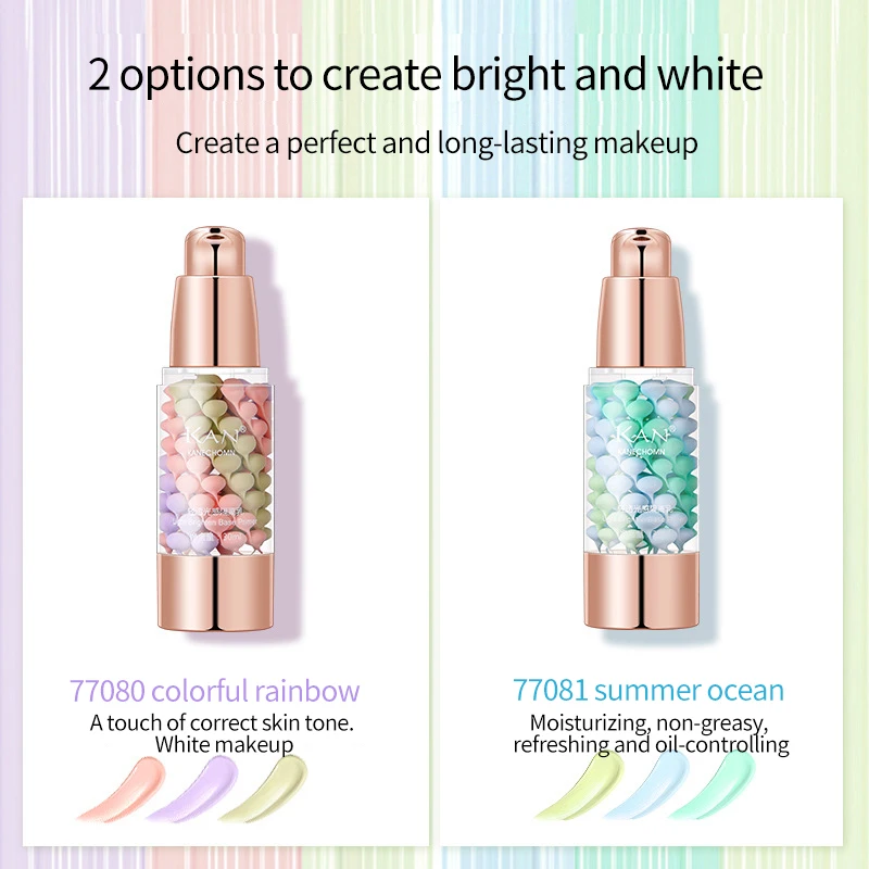 Hot Sale Three Colors Liquid Concealer Mixed Isolation Lotion Fill Pores Moisturizing Bright Skin Face Foundation Primer Base | Красота и