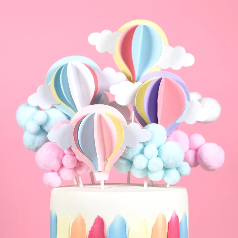 Cakelove 1 шт. мультяшный воздушный шар облачный торт Топпер украшение для кекса