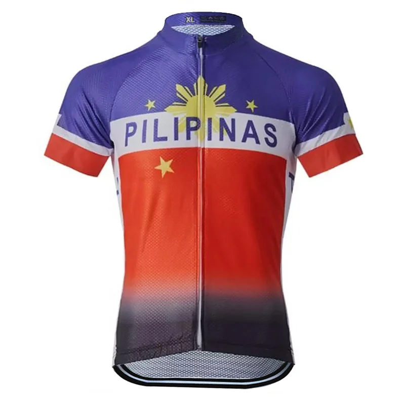 

Pilipinas Cycling Shirt MTB Bike Jersey Summer Bicycle Top Race Sport Wear Short Jacket For Mountain Mmaillot Pilipino Clothing