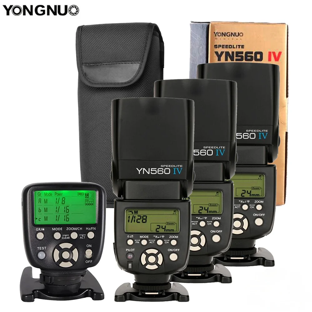 YN560IV Speedlite 2 4G Беспроводная радиоуправляемая вспышка YN560 IV для DSLR камер Canon Nikon Sony