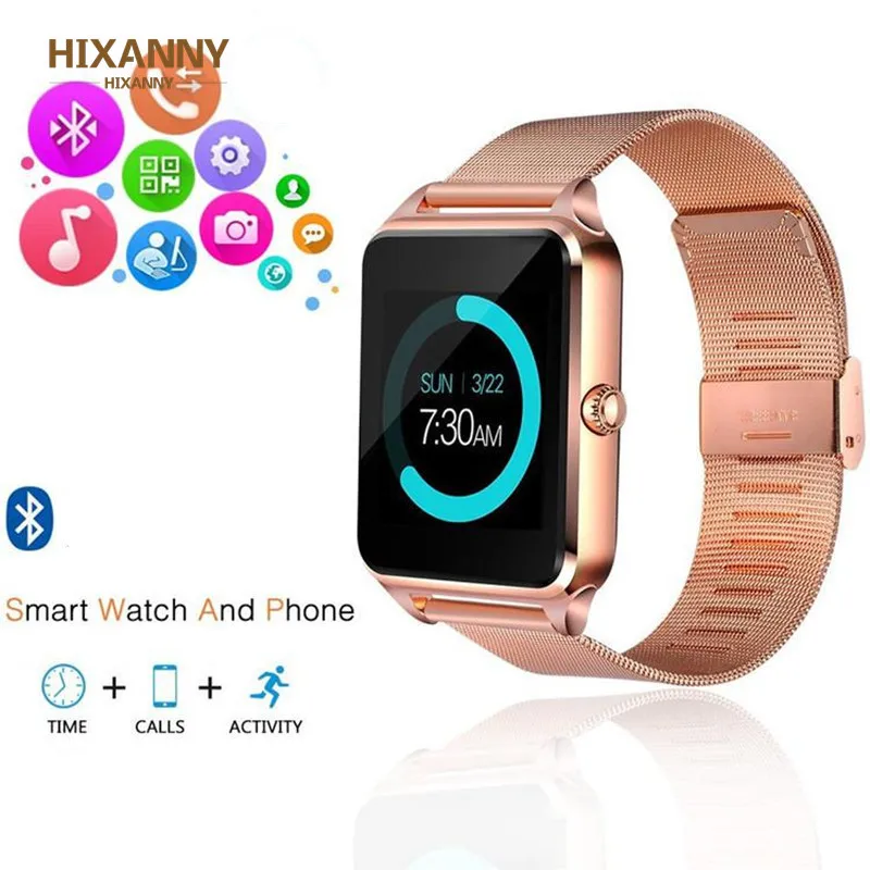 Умные часы Z60 GT08 Plus металлический ремешок поддержка камеры SIM карты TF Bluetooth