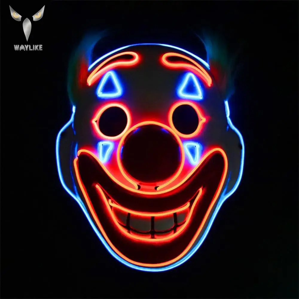 Waylike Хэллоуин Джокер маска Артур крапинку Косплэй фильм костюм клоуна для