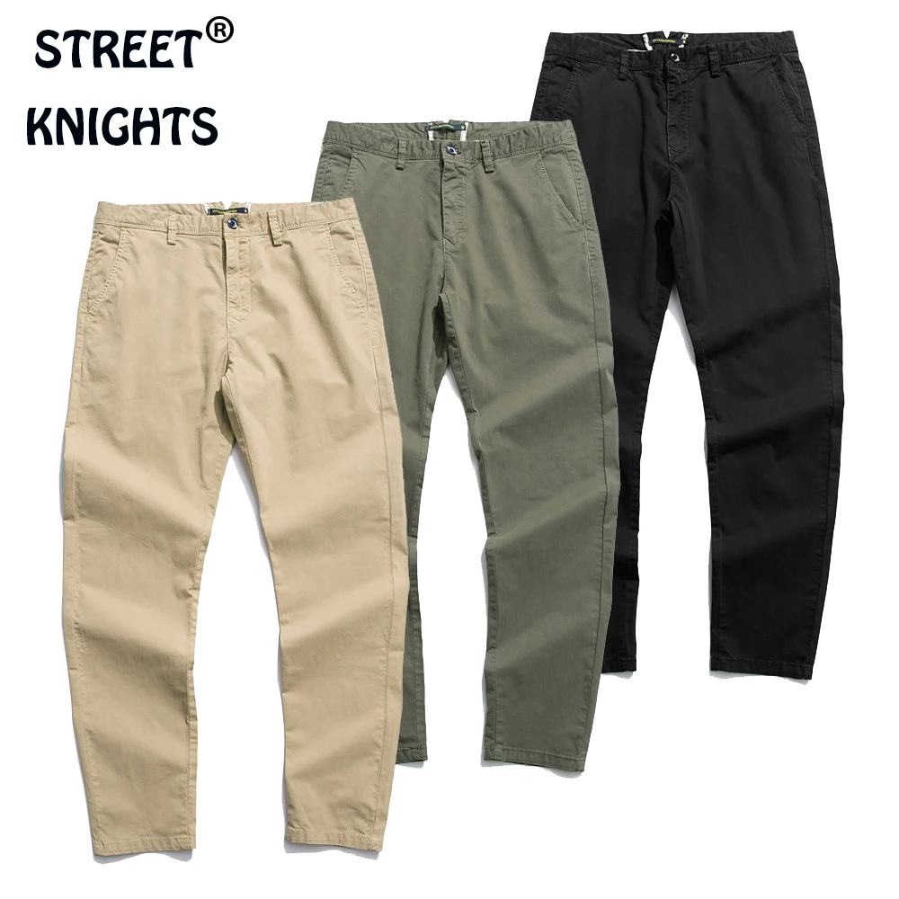 

2021 New Men's Business Casual Pants Youth Spring and Summer Simple Fashion Full Of Elasticity Cotton Trousers Casual Pants Men