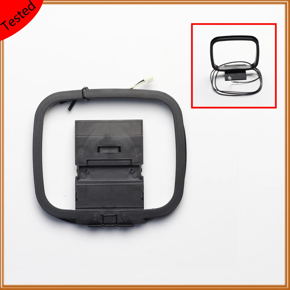 

2 Pins Mini Universal HIFI FM AM Loop Antenna For Sony JBL Sharp Chaine Stereo AV Receiver Systems Connector Receiver 2 Pin