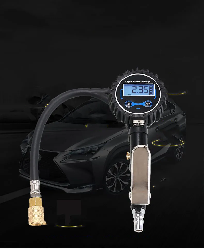 

New Digital Air Tyre Tire Inflator w/ Pressure Gauge 200PSI Chuck for Truck/Car/Bike Jy31 19 Dropship
