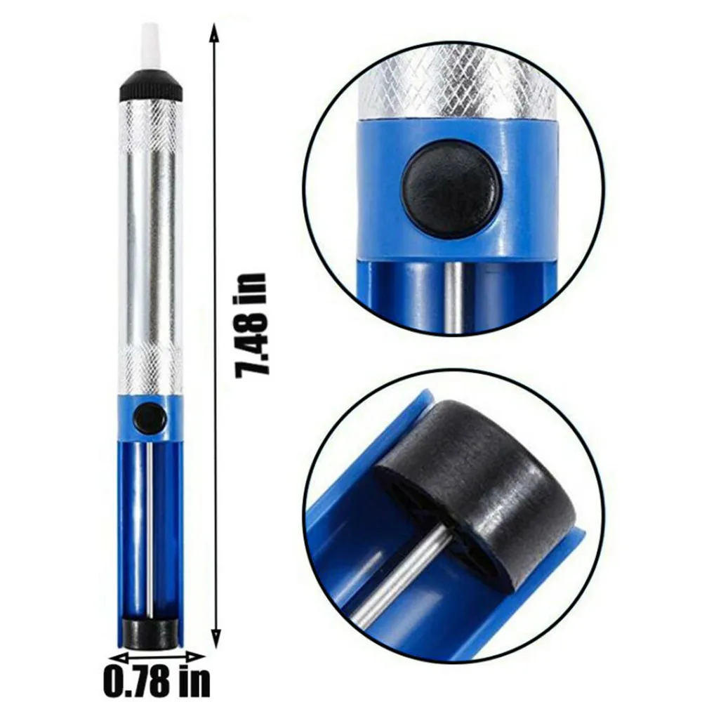 

Tools Sucker 19.9*2*2cm Welding Braid Desoldering Iron Kit Manual Metal