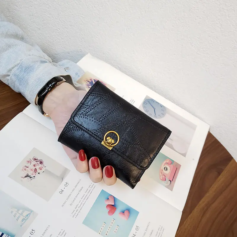 

Women's Wallet Cute Student Tassel Pendant Trend Female Small Fashion PU Wallet Coin Purse Women Ladies Card Bag for Women