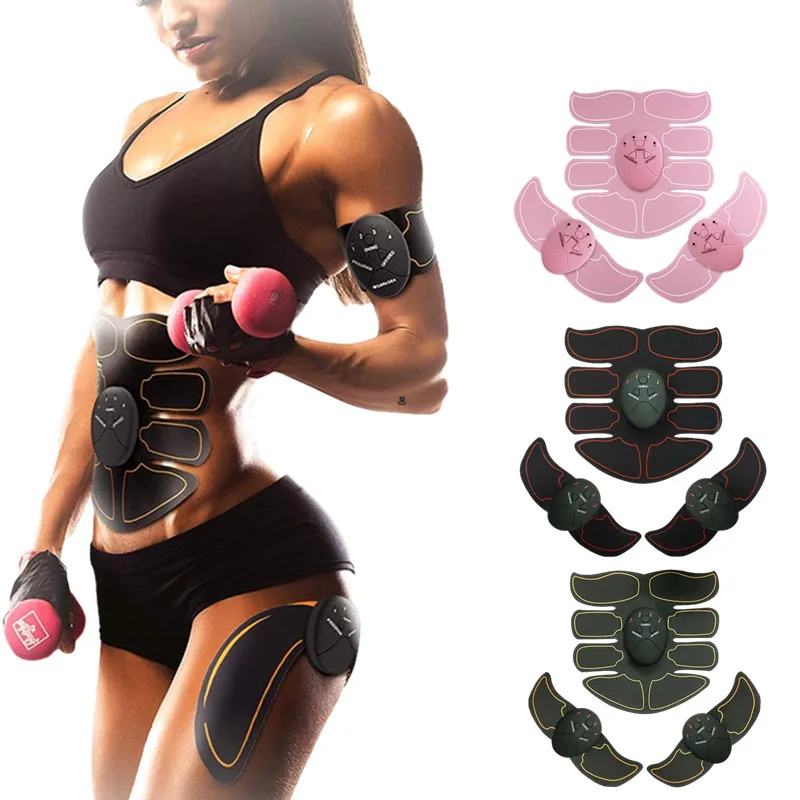 

EMS Wireless Electric Smart ABS Muscle Stimulation Hip Trainer Fitness Abdominal Training Body Slimming Weight Loss Stickers