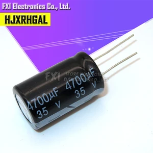 10 шт. 35v4700uf 4700uf35v 18*35 электролитический конденсатор, алюминиевая крышка, 35В 4700 мкФ 18 х 35