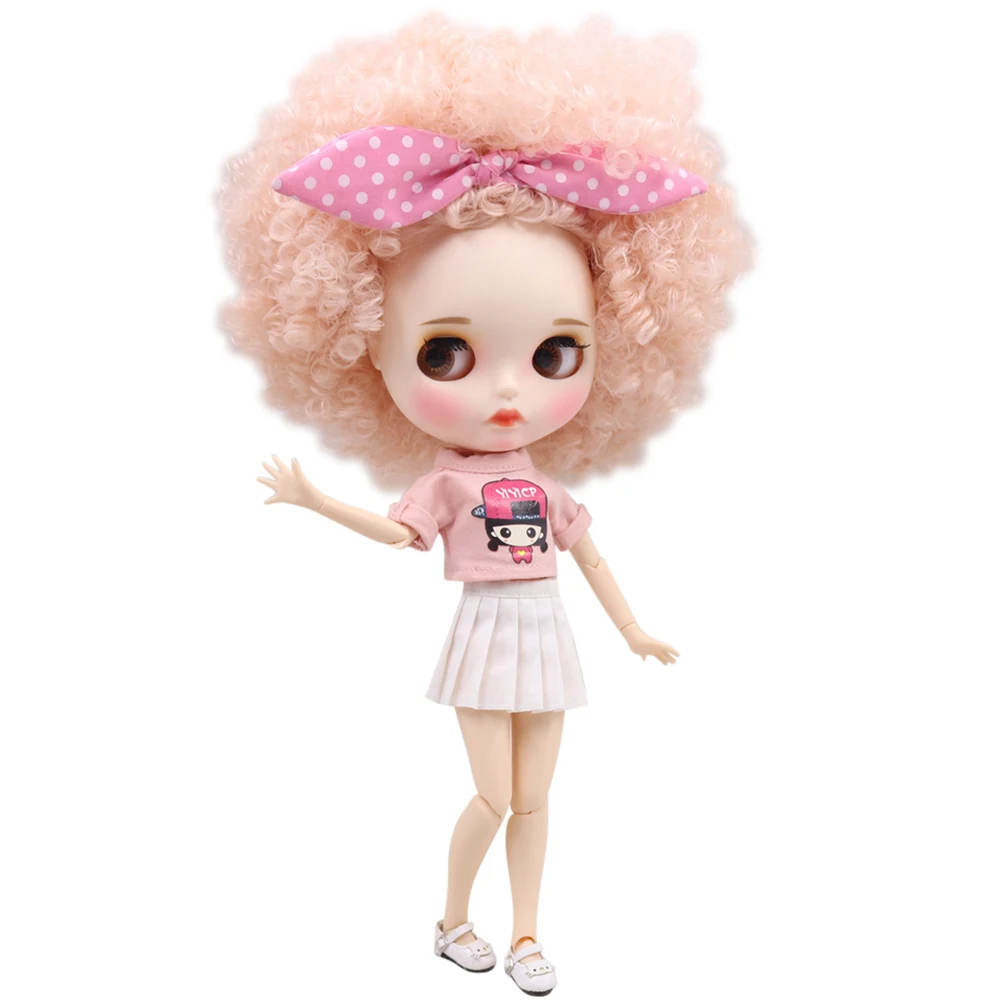Кукла Blyth ICY DBS с белой кожей шарнирное тело матовым лицом милая розовая