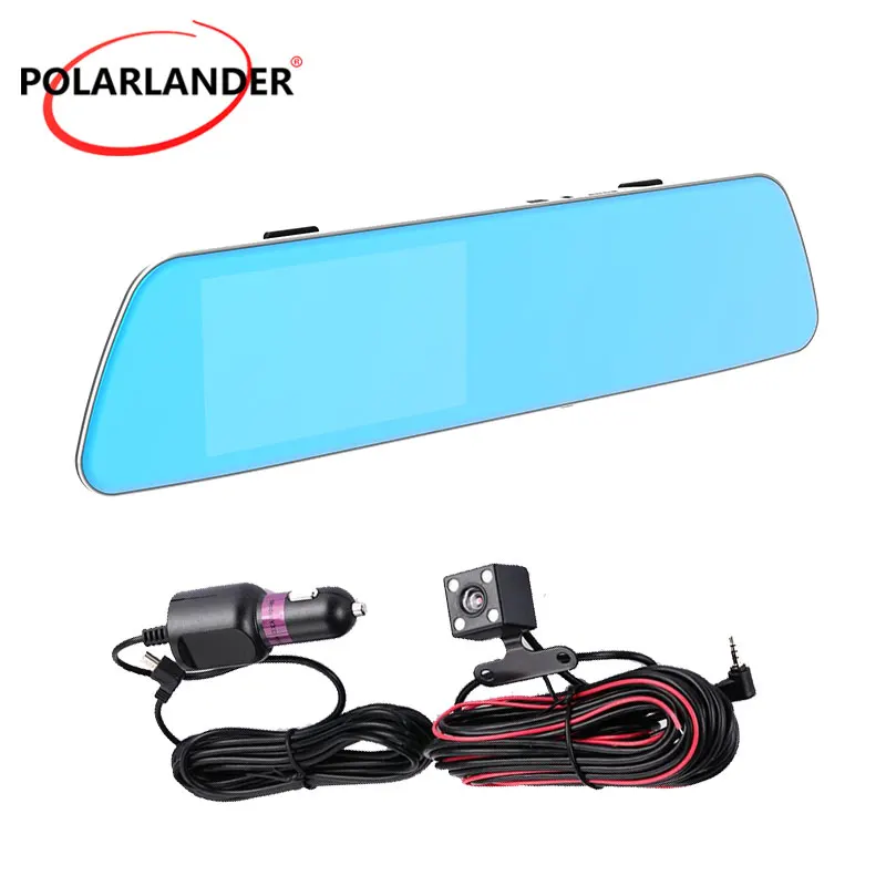 

Car Driving Recorder Digital Screen Wide-angle Dual-recording 1080P High-definition 4.5 Inch Rear View Camera 140° Ultra-thin