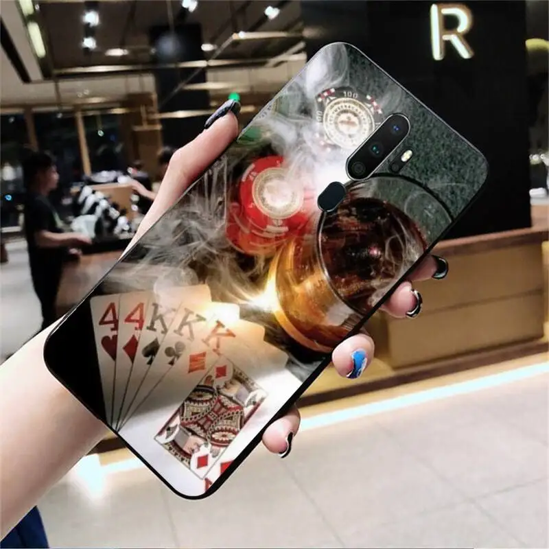 

Poker Joker Fashion Anti Fall Phone Case For Oppo Reno2 Z 2Z Realme5 6 Pro R9S 11 Plus 15 17 Pro