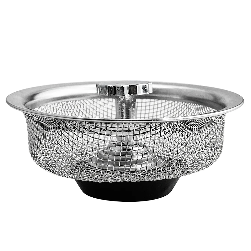 

Practical Kitchen Sink Strainer Stainless Steel Bathroom Filter Hair Catcher Stopper Anti-clogging Kitchen Tools QBMY