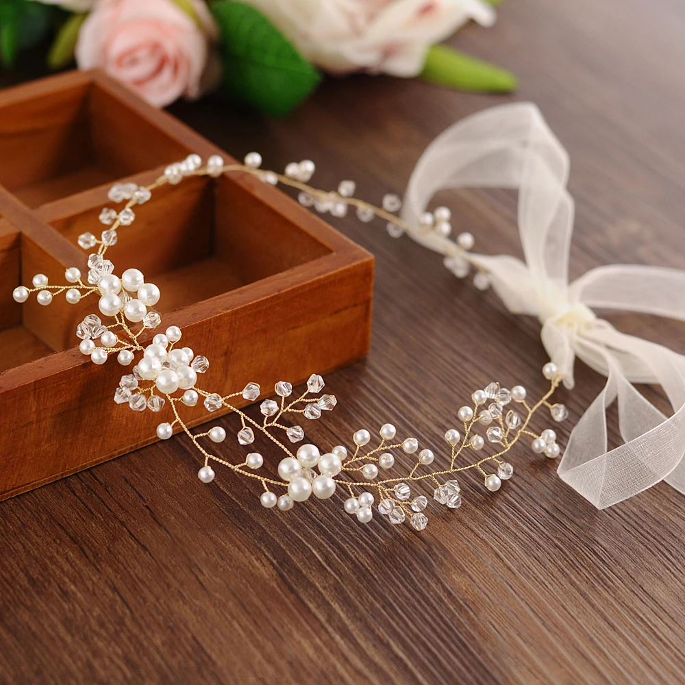 

HP126 Wedding Hair Accessories Bridal Hair Jewelry Bride Headdress Wedding Hair Tiara Bridal Headwear Women Hair Vines Gift