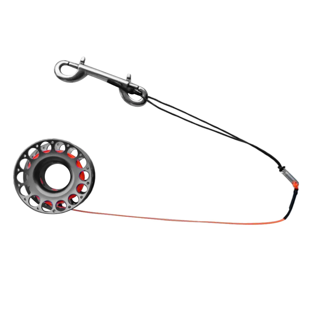 Дайвинг Алюминий сплав палец Катушка w/возможностью погружения на глубину до 30 м