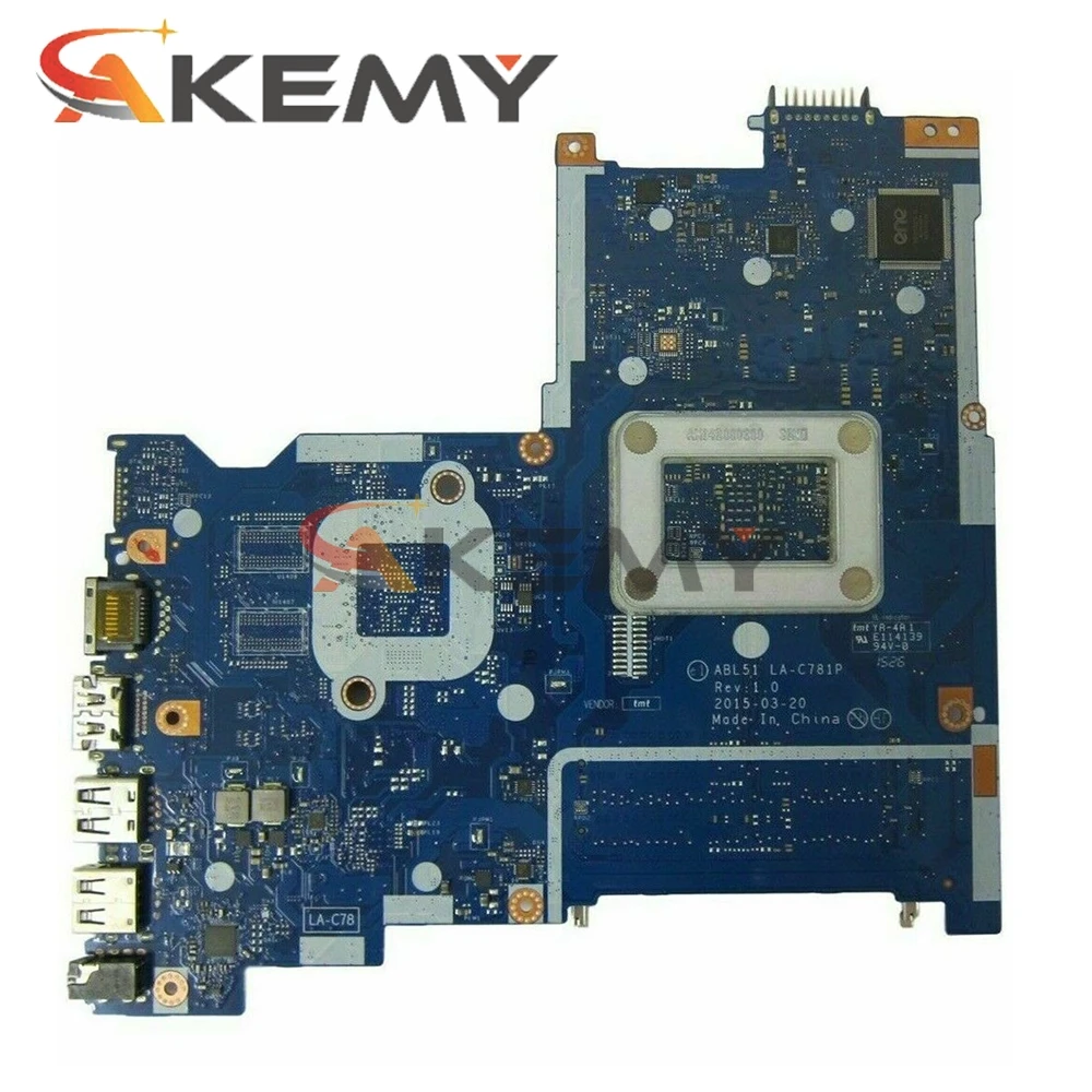 AKemy материнская плата для ноутбука HP павильон 15-AF 255 G4 EM2500 ABL51 LA-C781P 814610-001 814610-601