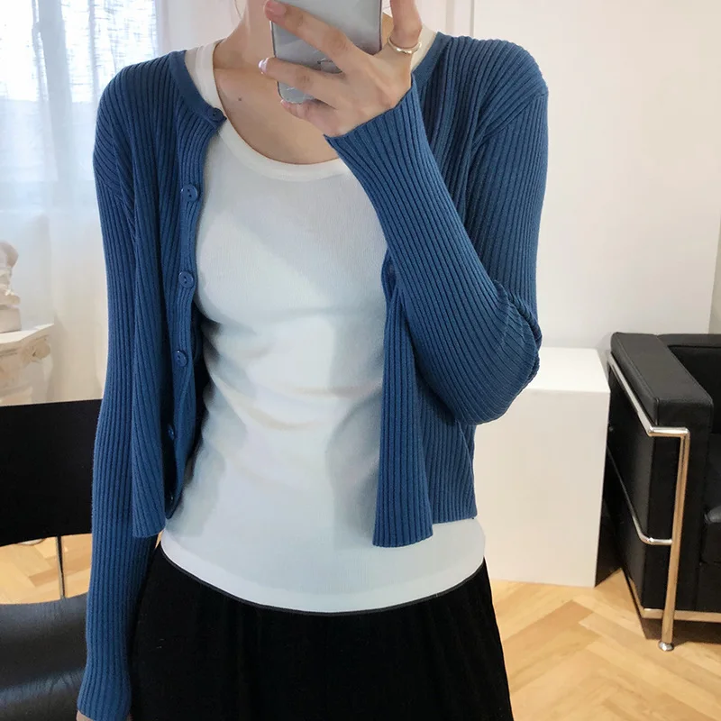 

Vrouwen Black Multi T-shirt Ronde Hals Korte Mouwen Vrouwelijke Mode Alle Match Tij Lente Zomer 2021 Nieuwkomers 20D1085