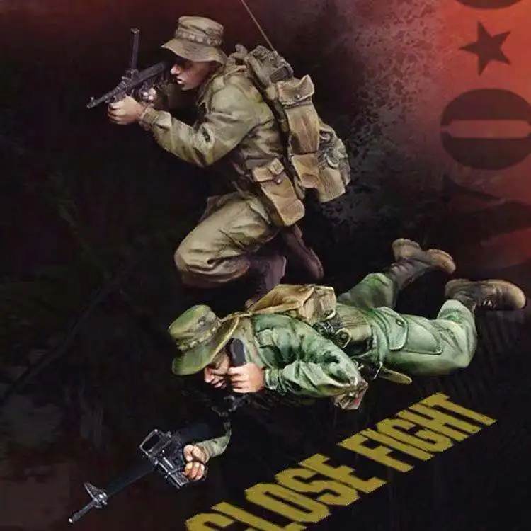 Модель солдата из смолы 1/35 г. модель военной пехоты Второй мировой войны стрельба