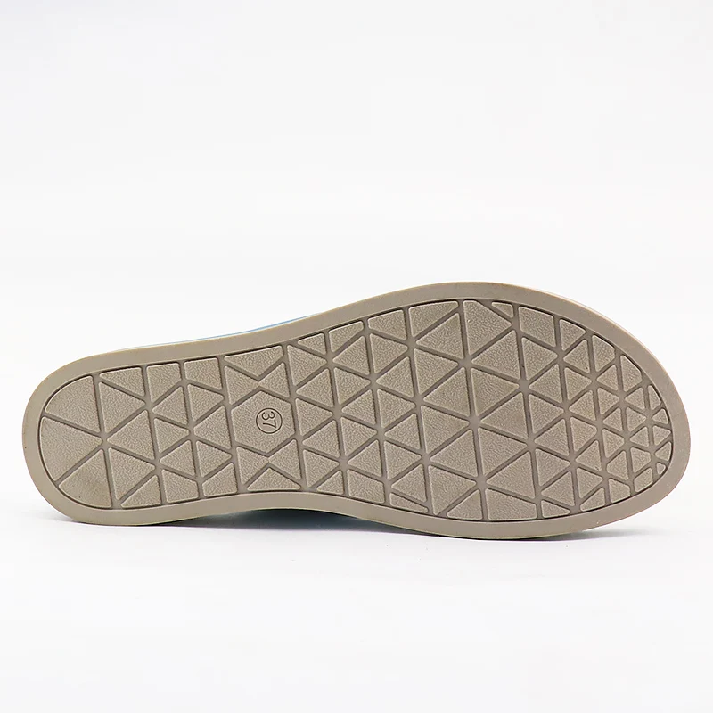 

Sandals Summer Women Summer Fashion Plat Soft Ladies Sandals Comfortable Blue Color Non Slip 2021 New Beach Shoes