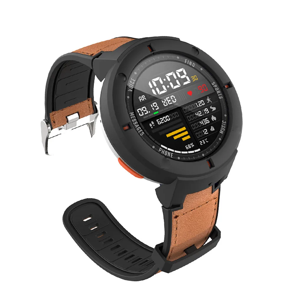Спортивные силиконовые часы браслет ремешок для Xiaomi Huami Amazfit Verge Молодежные часы умные часы долговечные аксессуары#731