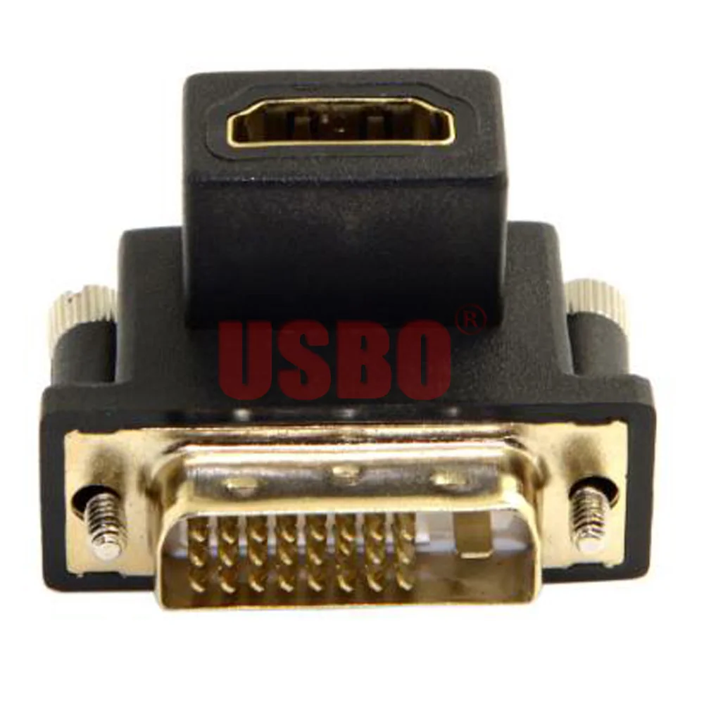 Высококачественный чёрный 90 градусов коленчатый разъем HDMI для передачи данных