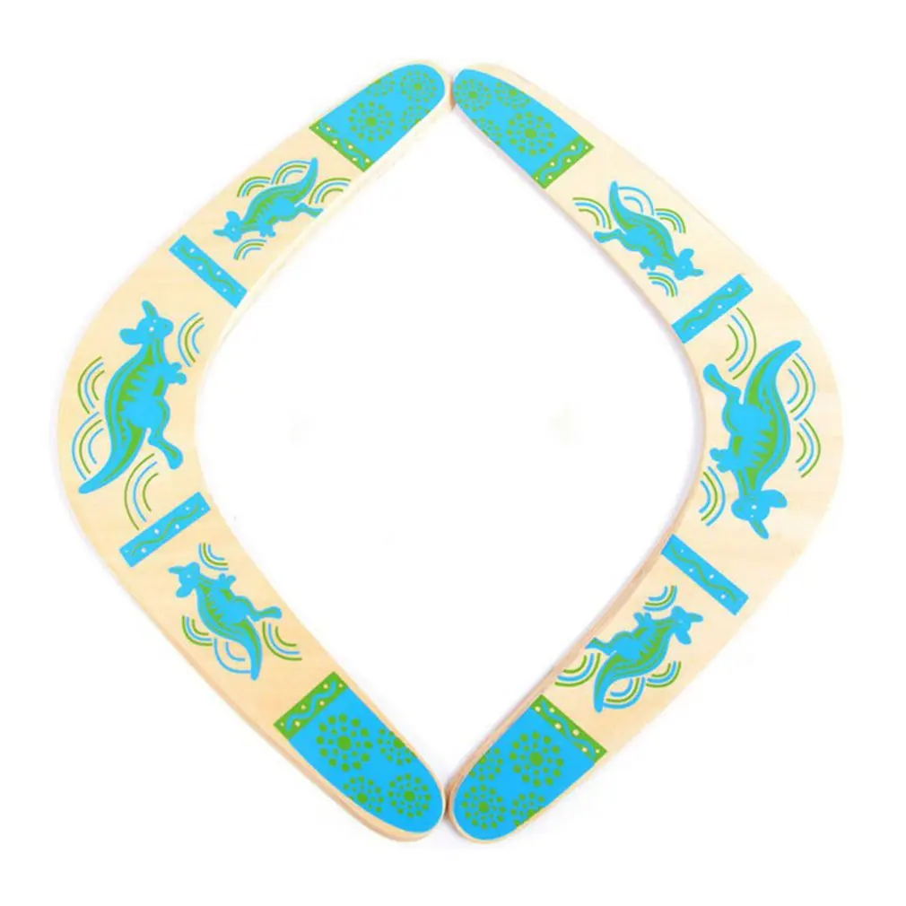 

Wooden Kangaroo Throwback V Shaped Boomerang Flying Disc Throw Catch Outdoor Game Children's Wooden Toys