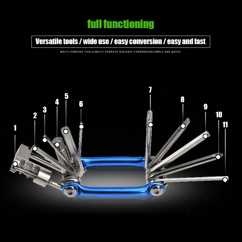 Набор инструментов для ремонта велосипедов набор отверток 11 в 1 с шестигранной
