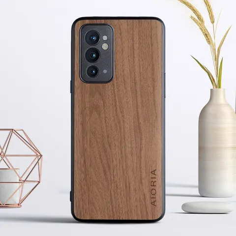Чехол для OnePlus 9RT 5G 9R, чехол с уникальным дизайном, легкий чехол для телефона из искусственной кожи с деревянным узором и защитой от царапин