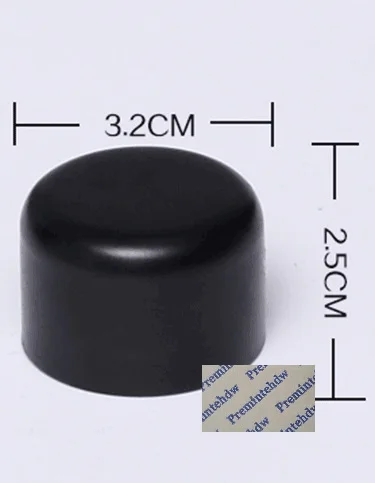 Black Cap 2 шт./лот, белый, матовый, черный, Европейский, драпировка, занавеска, 28 мм, стержень, конец трубы, декоративная крышка, отделанные, выдалбливают, шар, кристалл, лист, Корона - Цвет: Black Cap