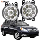 Автомобильный Стайлинг для Subaru Outback 2010 2011 2012 9 штук светодиодные противотуманные фары H11 H8 12 В 55 Вт Противотуманные фары DRL лампа