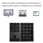 34 клавиши Bluetooth беспроводная цифровая клавиатура функция цифрового ввода для Windows Mac OS Android ноутбука ПК