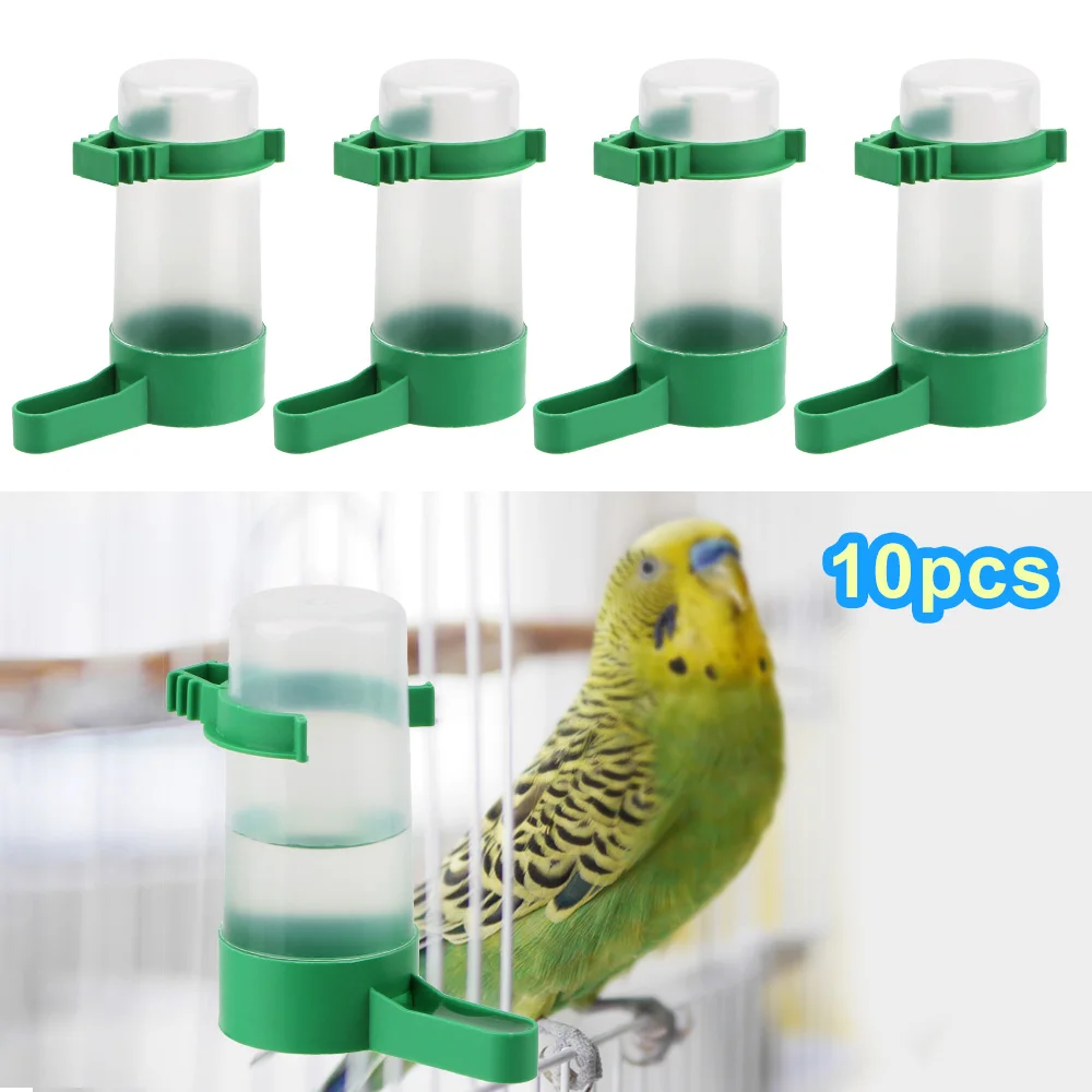 

Автоматическая поилка для птиц, питьевой фонтан с зажимом, 10 шт./лот