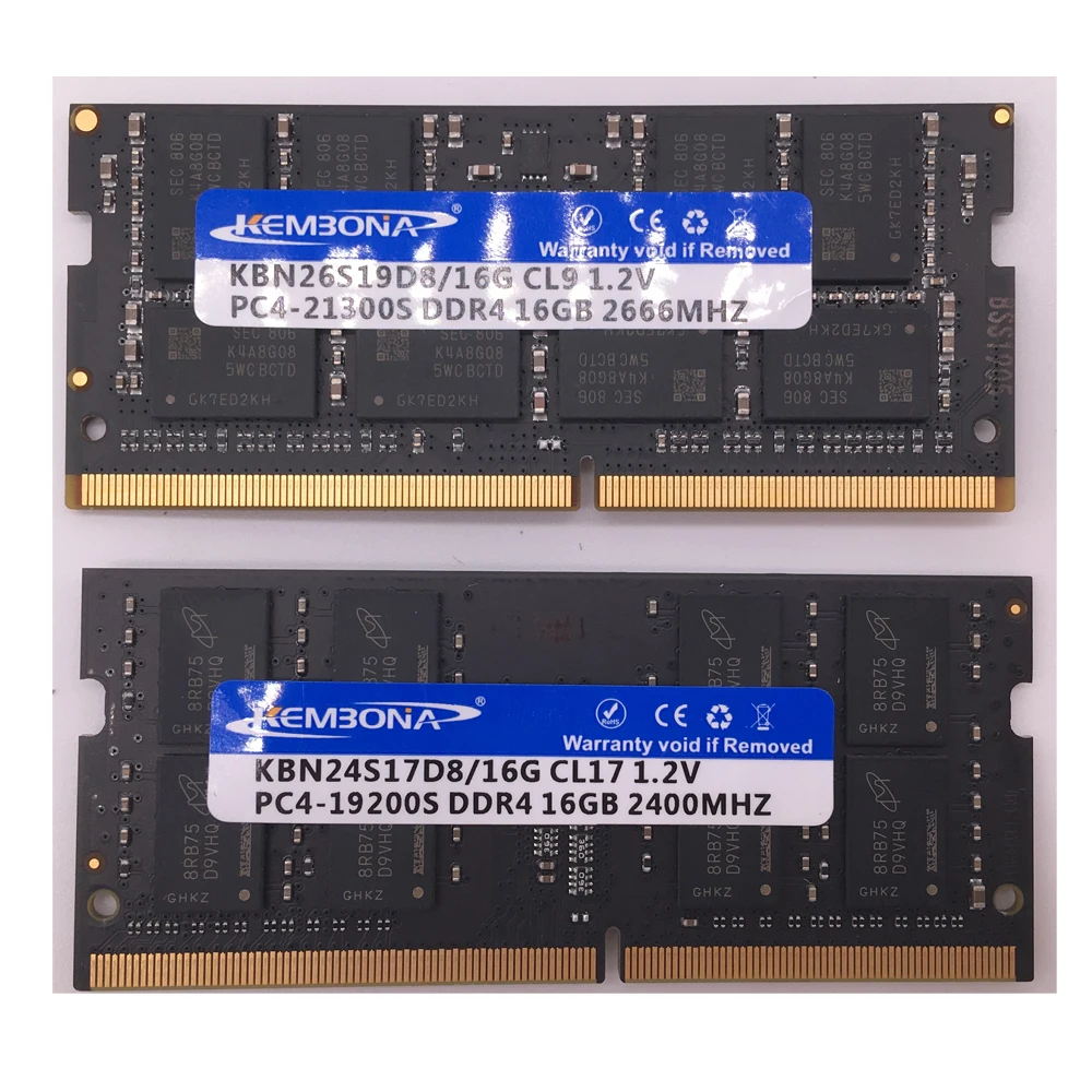 Оперативная память Kembona DDR4 4 ГБ 8 16 2133 МГц 2400 2666 pin SODIMM|Оперативная память| |
