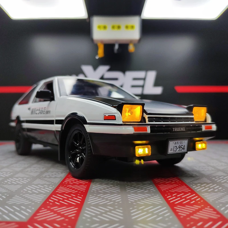 

Модель автомобиля из сплава Toyota AE86 1:28, модель спортивного автомобиля под давлением