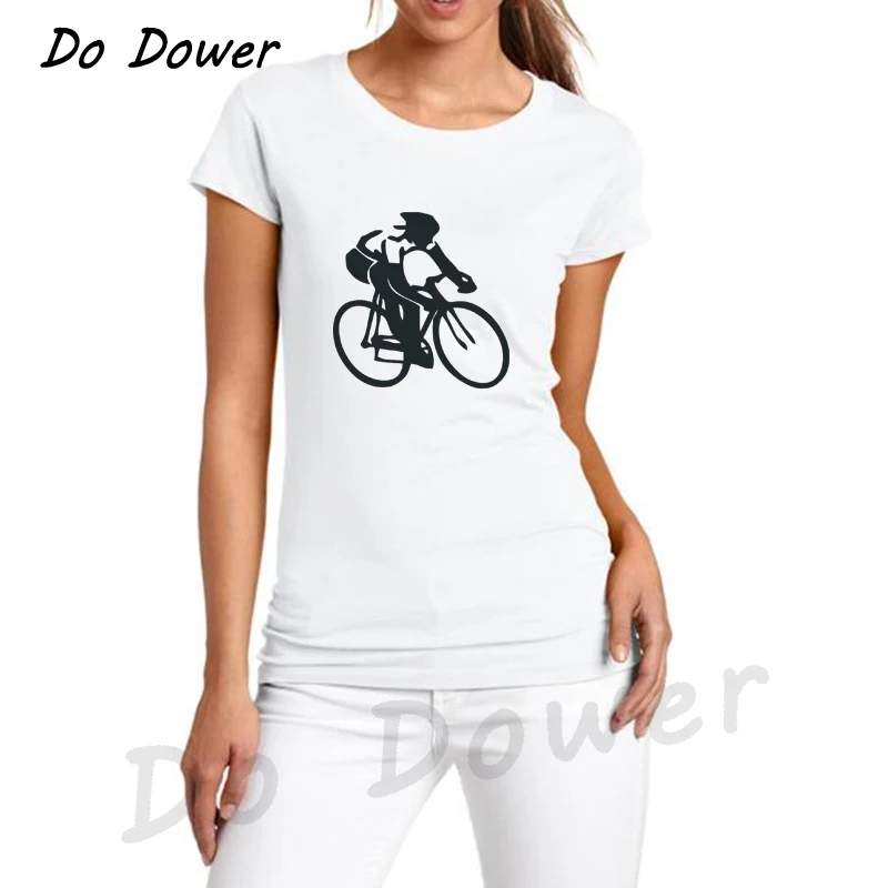 

Велосипедная печать футболка с длинным рукавом лето тонкая футболка женская футболка для девочек Повседневная футболка Harajuku Kawaii Футболка ...