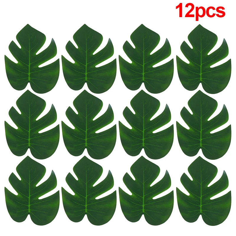 Искусственные растения Monstera ткань тропические листья дерева имитация зеленого