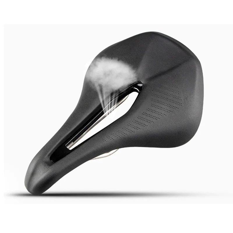 Седло для велосипеда GUB Hollow Breathable Soft Seat Cushion Racing MTB Mountain Road Bike Cycling Riding Parts 160*250mm Черный.