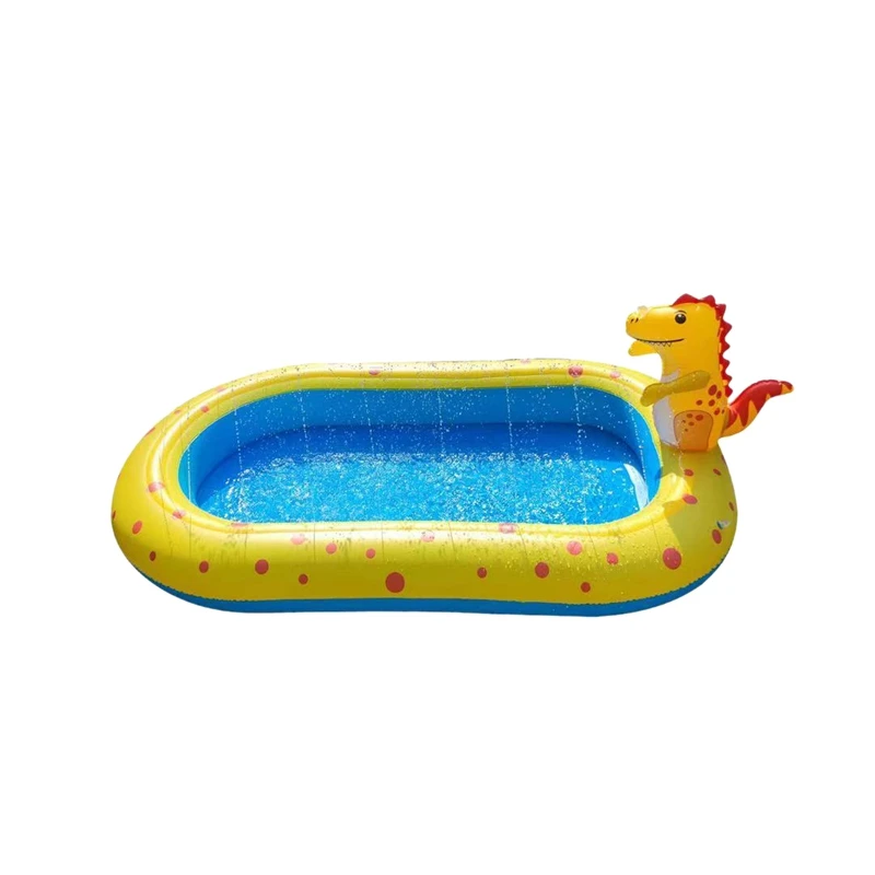 

Надувной динозавр, фонтан, открытый спринклер, мат, Детская летняя игрушка для воды, бассейн для детей