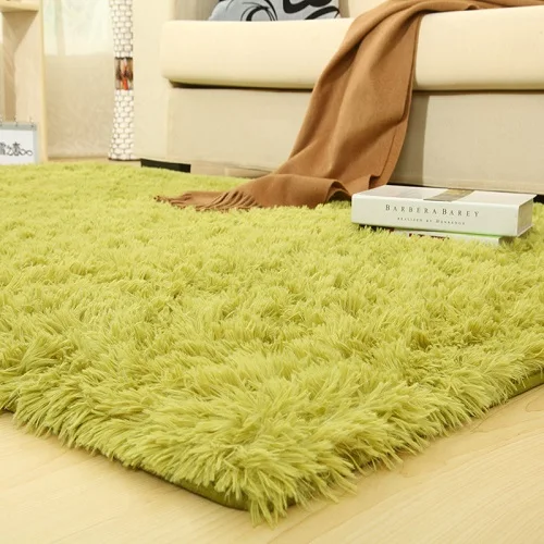 Deep Green Carpet Alfombra dormitorio infantil, однотонный коврик для ванной комнаты, нескользящий коврик для гостиной, мягкий детский коврик - Цвет: Deep Green Carpet