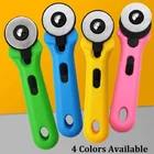 Роликовый резак 45 мм, 4 цвета на выбор, инструмент для квилтинга, круглый нож, резак для бумаги, роторный резак, ремесло, кожа, инструменты сделай сам, нож