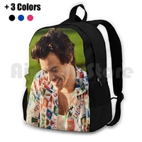 smile styles happy outdoor hiking backpack waterproof camping travel fun meme man cool rip funny harry young pop miller kids