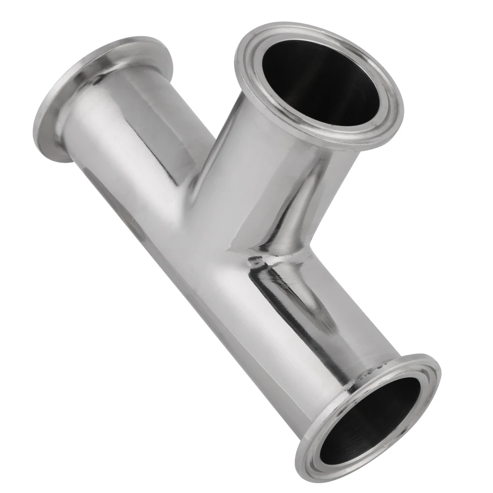 

1 PCS Standard Stainless Steel Clamp Tee 3 Way 38*1.5 Sanitary Ftting Accessories