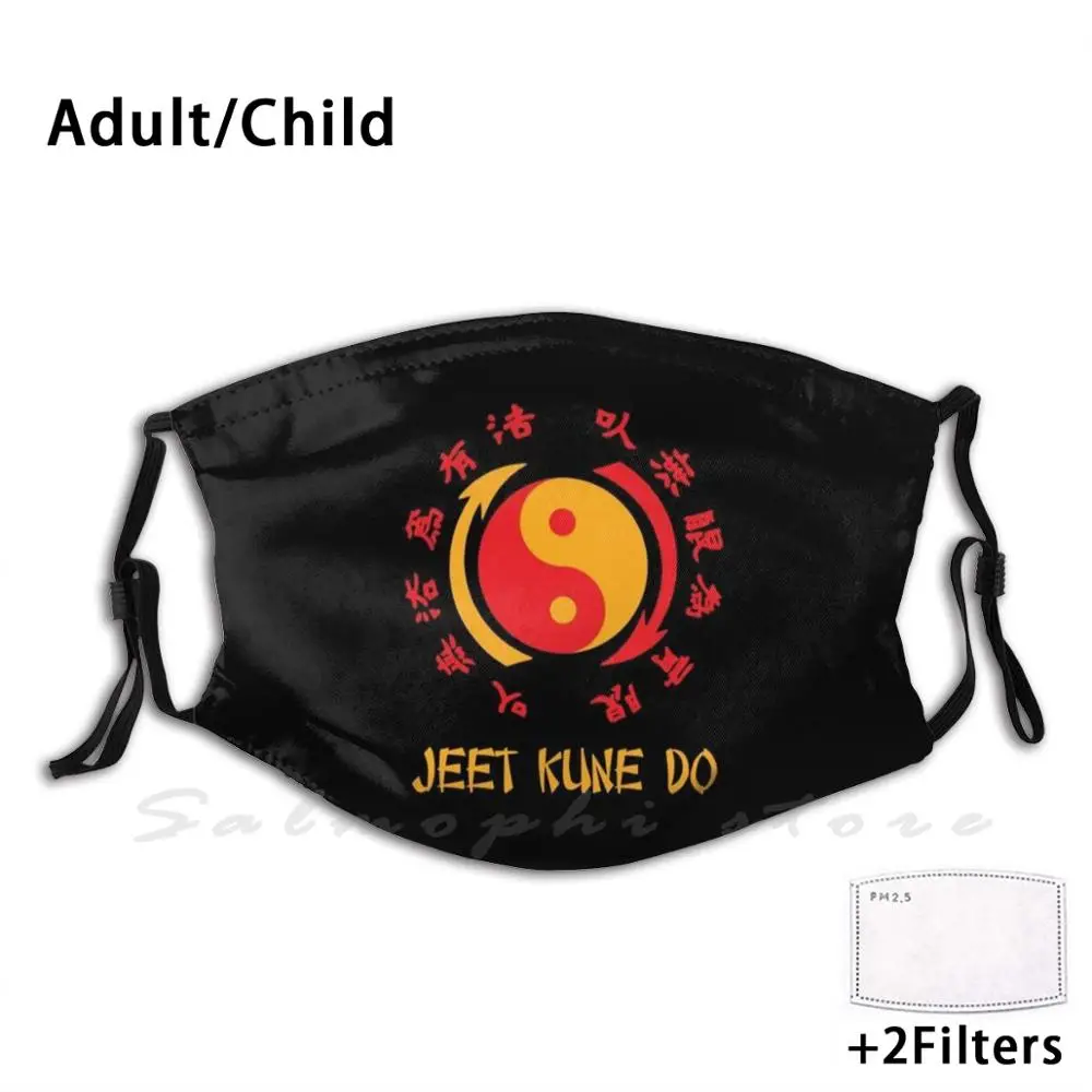 Jeet Kune Do для взрослых и детей Противопыльный фильтр Diy маска удивительный