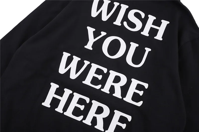 Пуловер для мужчин и женщин Толстовка Оверсайз с принтом Тревиса Скотта вышивкой