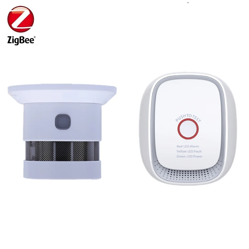 heiman Value package Zigbee3.0 Smoke Detector Fire Alarm Detector and gas detector Compatible with SmartThing Gateway