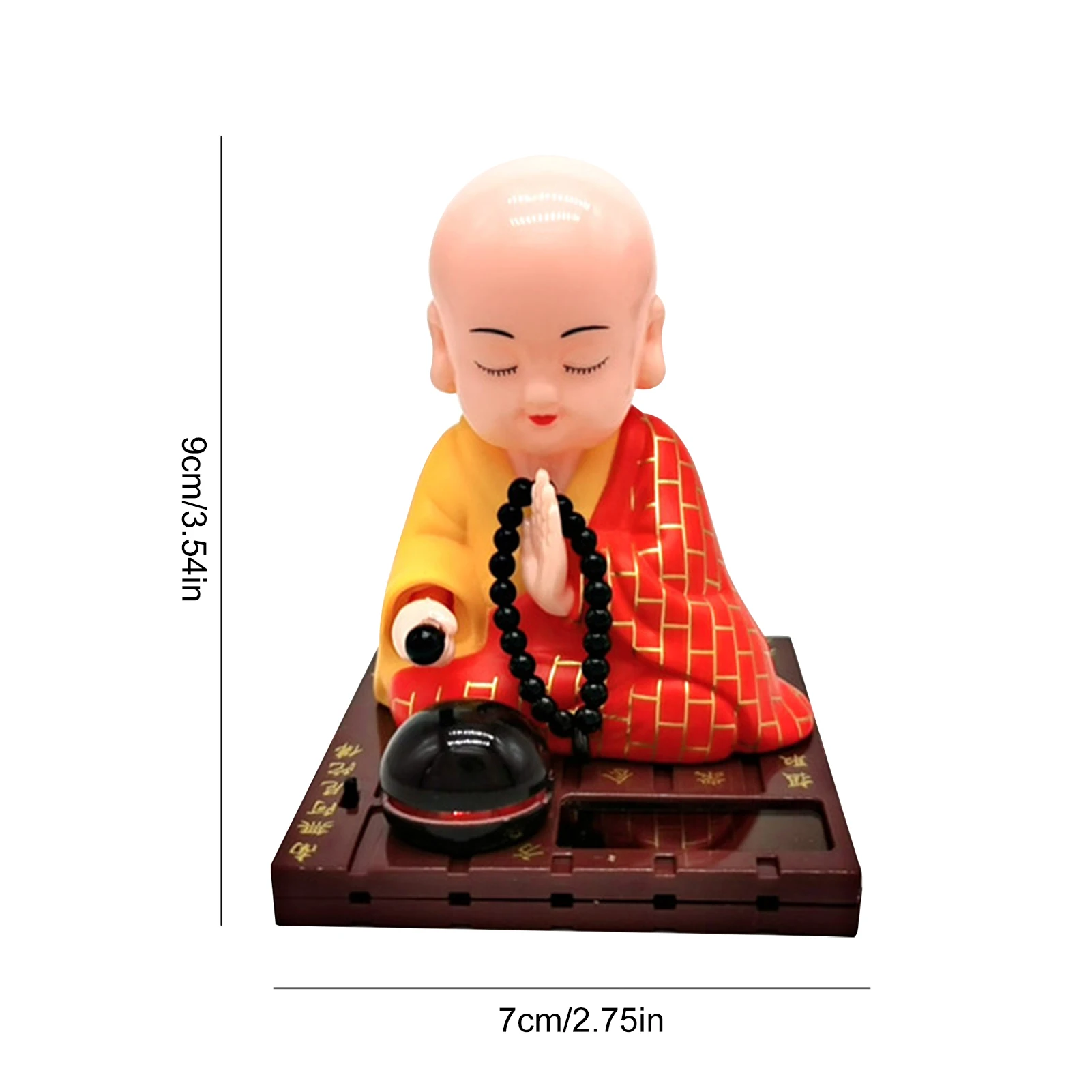 

Solar Head Shaking Little Monk Car Decoration, Home Decoration Crafts, Car Decoration, Gifts
