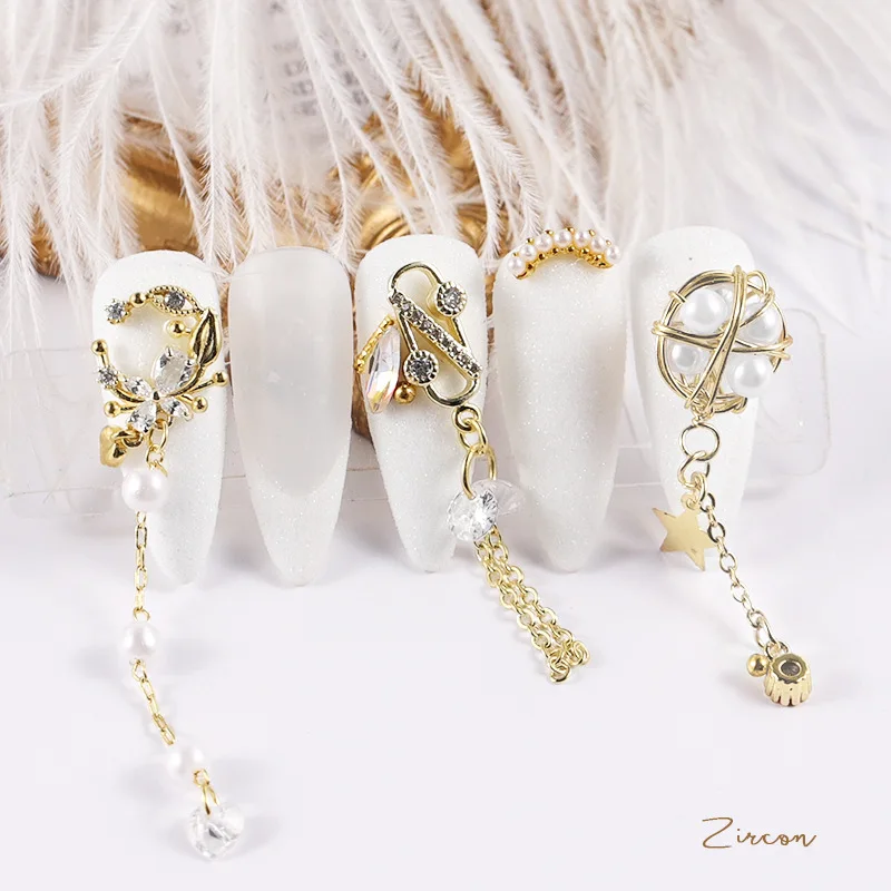 YALIAO украшения для ногтей Новое поступление циркониевые ювелирные изделия