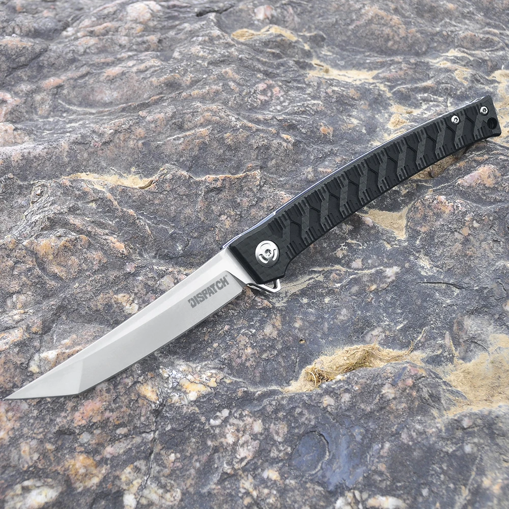 

Dispatch Pocket Folding Knife with D2 Blade TC4 Titanium Handle Utility EDC Tool For Outdoor Camping Survival Knife